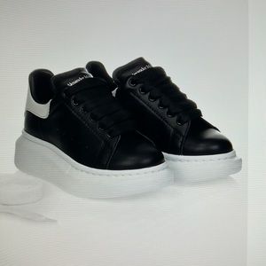 Alexander McQueen black and white sneakers